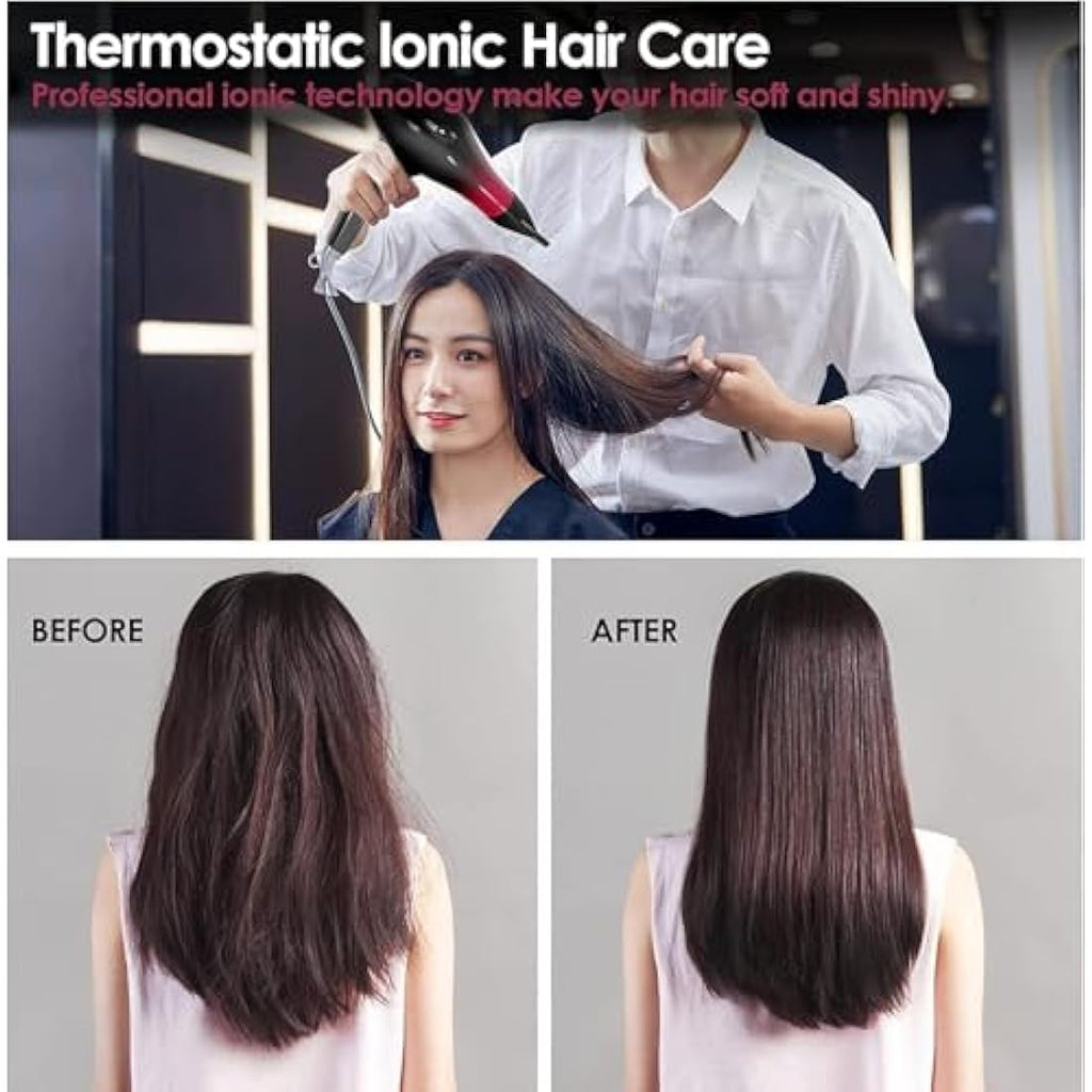 Jooayou 3000W Professional Ionic Hair Dryer with Diffuser | Salon Quality