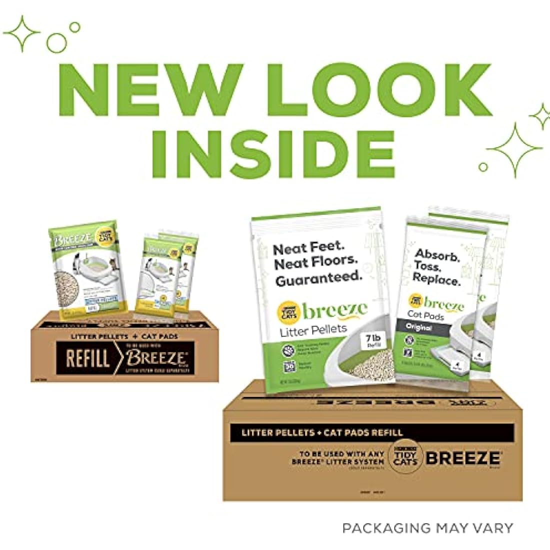 Purina Tidy Cats Breeze Litter System Refill Bundle: Pellets & Pads