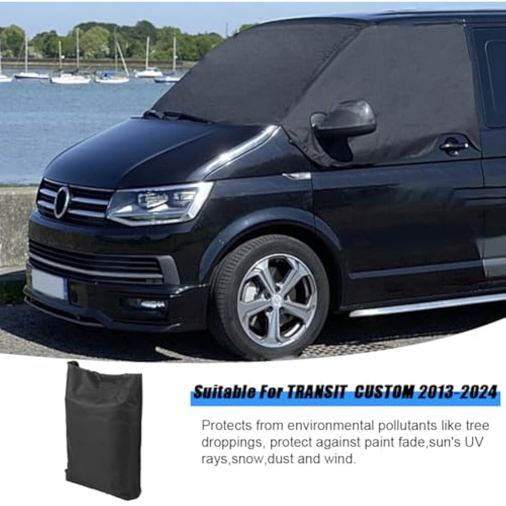 Opaltool Ford Transit Custom Windscreen Cover | 600D Waterproof Blackout Blind