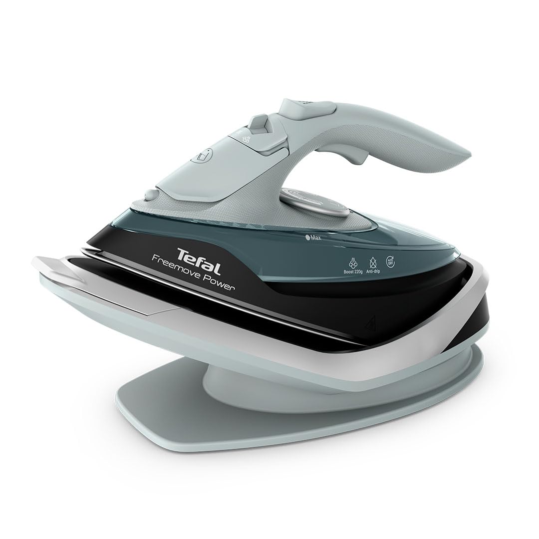 Tefal Freemove Power Cordless Steam Iron – 2600W Lightweight Ceramic
