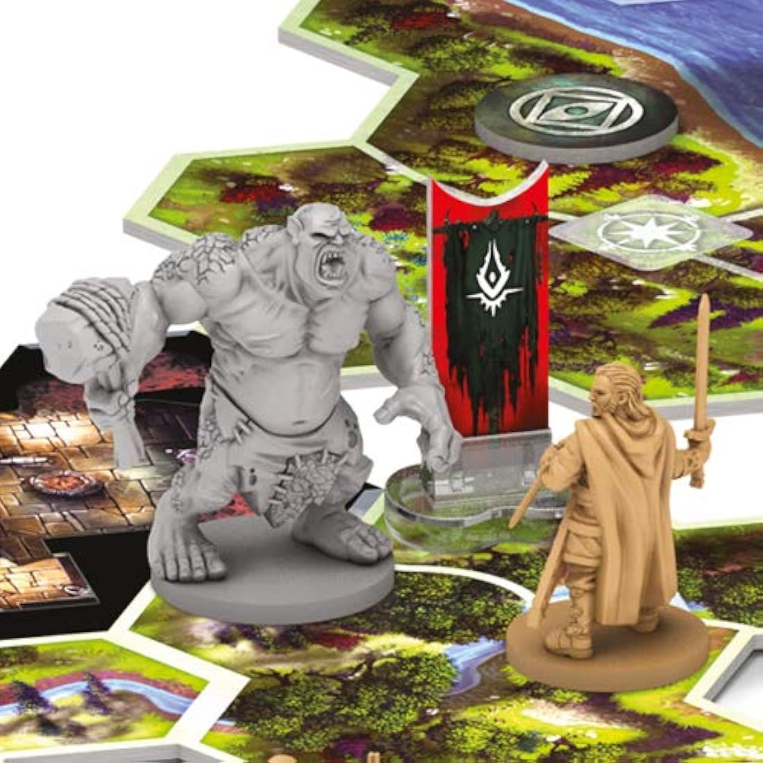 Asmodee The Lord of the Rings: Travel to Middle-Earth Board Game