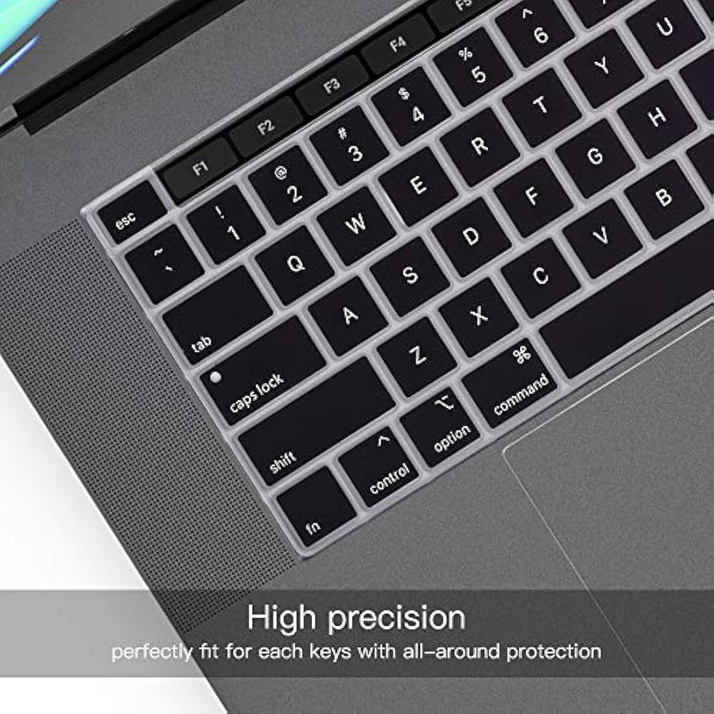 Silicone Keyboard Cover for MacBook Pro 13 & 16 Inch – Black