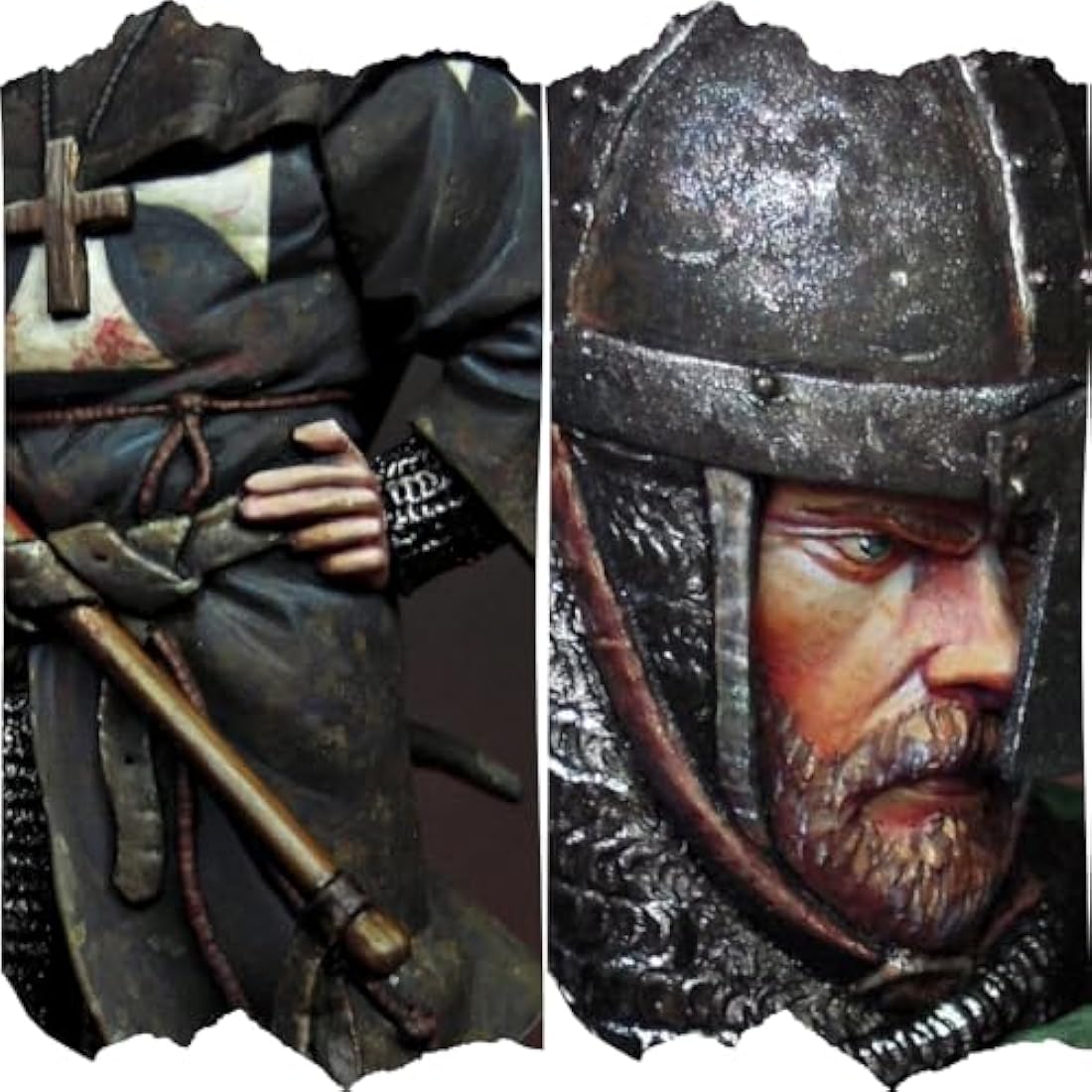 Vallejo Model Color Medieval Acrylic Paint Set - 16 Pack (17ml Bottles)