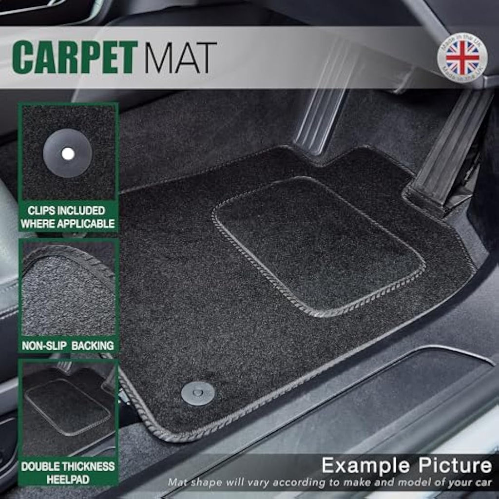 MG ZS Auto (2017-2022) Car Floor Mats – Blue Edging Carpet