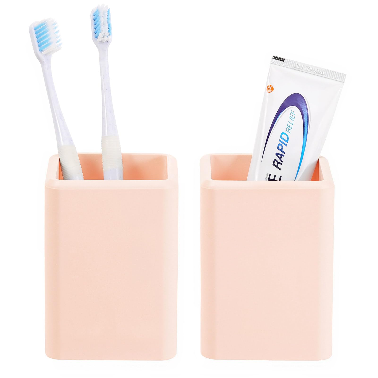 Luxspire Diatomite Toothbrush Holder 2 Pack – Fast Drying Bathroom Organizer