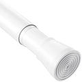 Tension Rod Shower Curtain Pole No Drilling Spring Loaded Tension Rods Adjustable Curtain Pole Extendable Wardrobe Pole For Clothes White 83-190Cm - image 1