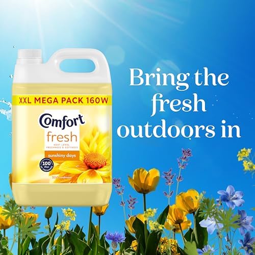 Comfort Sunshiny Days Fabric Conditioner - 160 Washes (4.8 L)