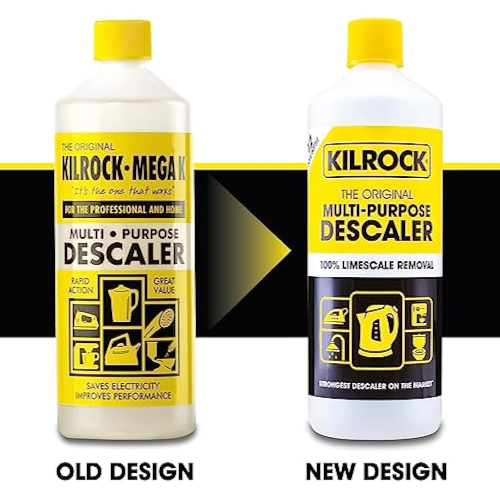 Kilrock Mega-K Multi-Purpose Descaler - 6x1L Limescale Remover (72 Doses)