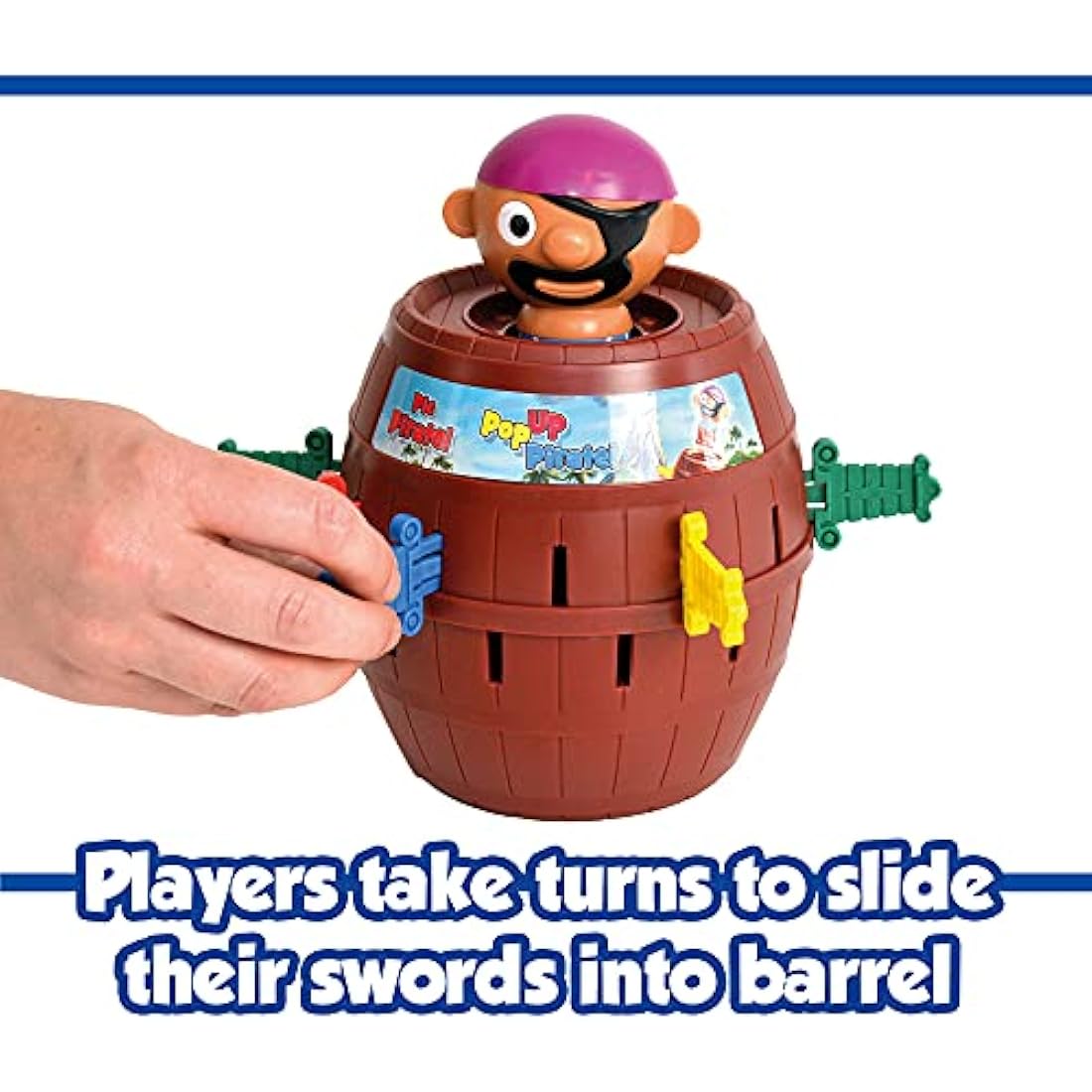 TOMY Pop Up Pirate Classic Action Board Game for Kids and Families