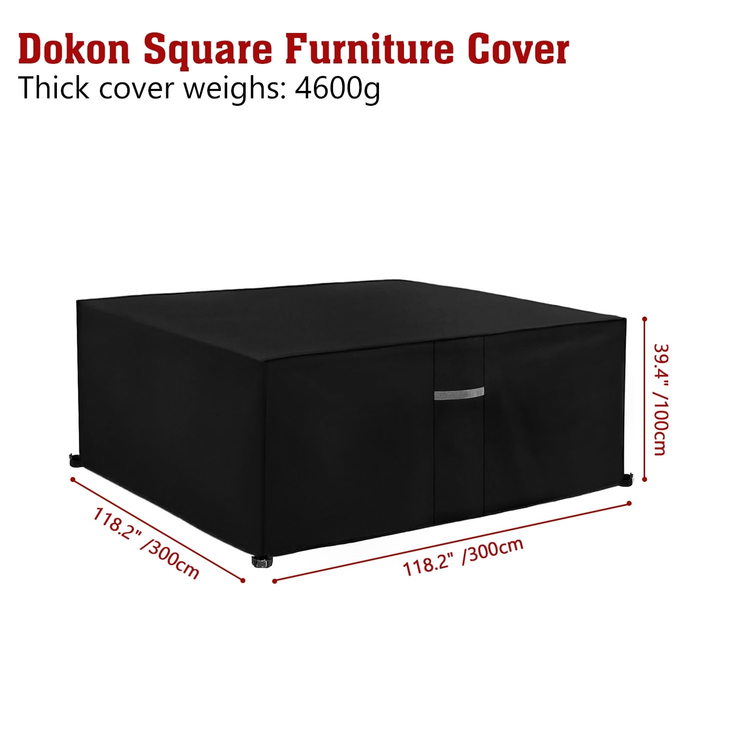 Dokon Garden Furniture Cover | 600D Heavy Duty Waterproof Patio Cover