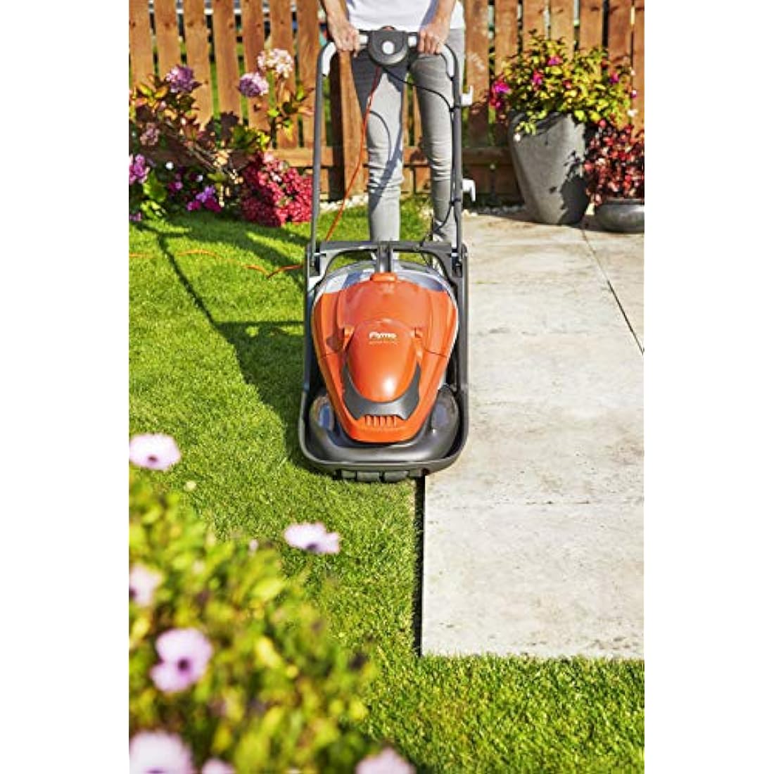 Flymo EasiGlide Plus 330V Hover Lawn Mower | 1700W Motor, 33cm Width