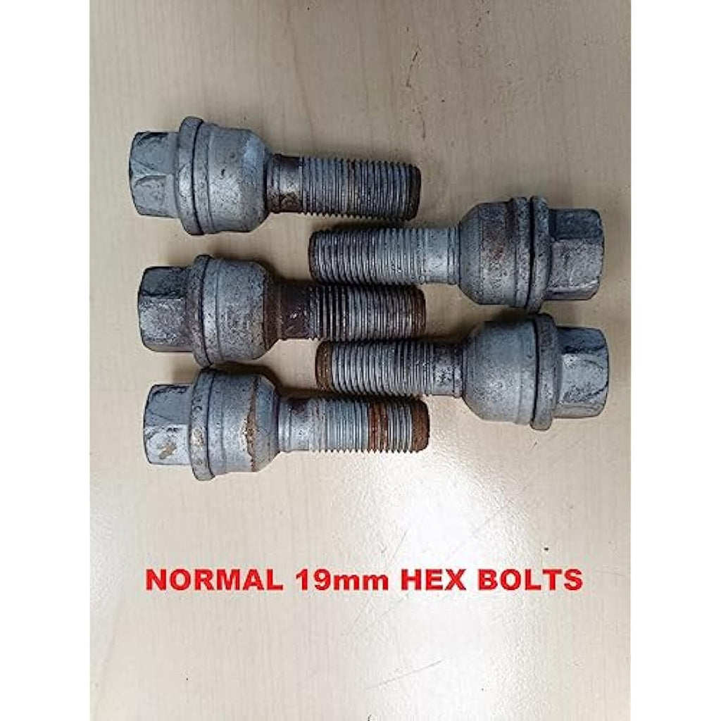 19mm Grey Wheel Nut Bolt Covers for VW Transporter T5 – 20pc