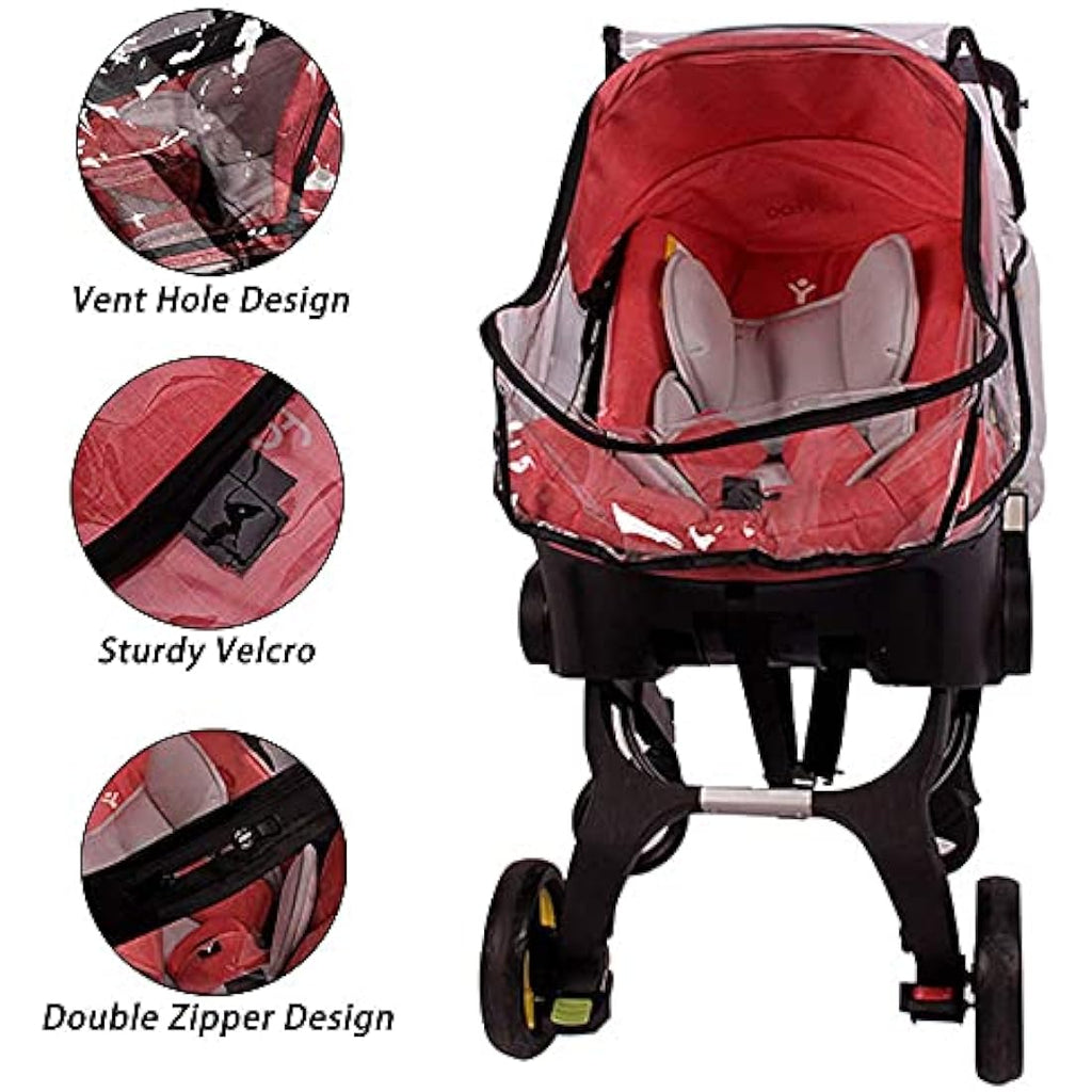 Cysocool Rain Cover for Doona Stroller – Waterproof EVA Weather Shield