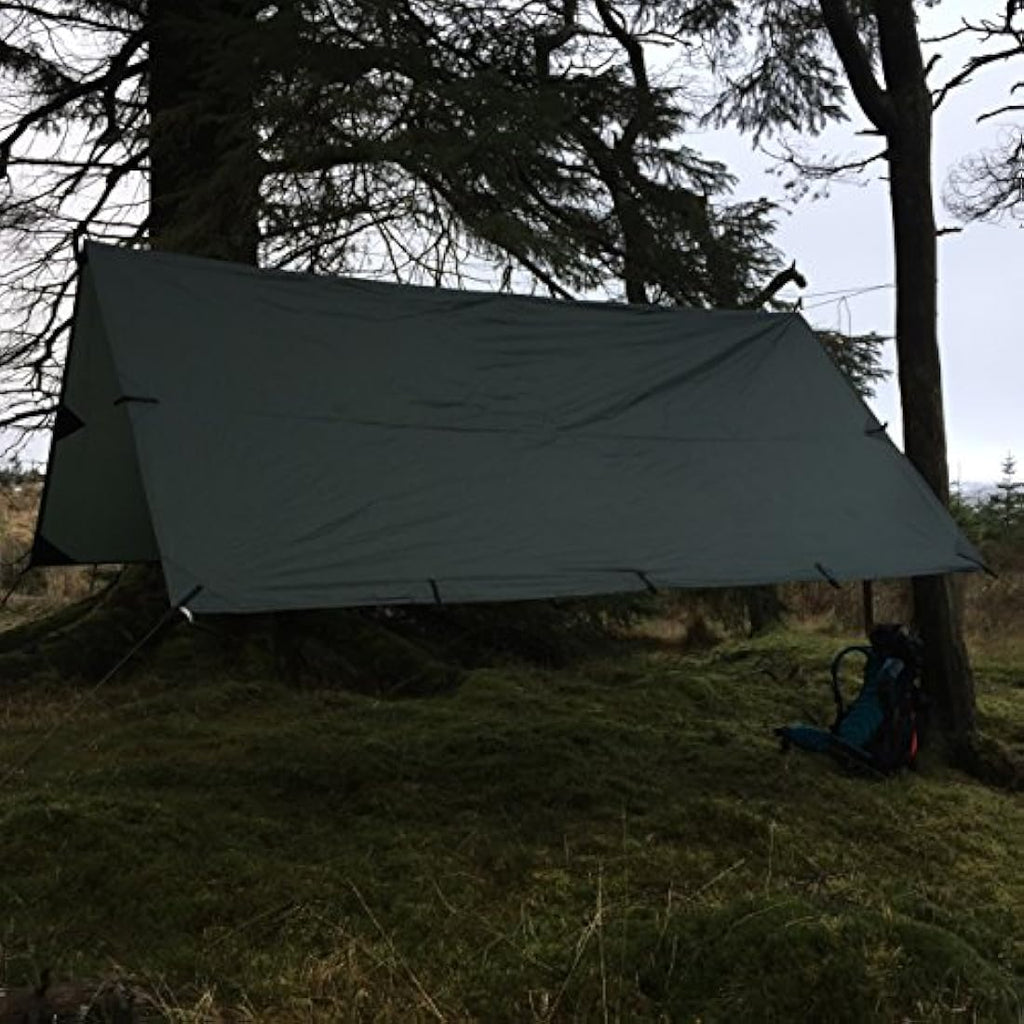 3m x 3m Bushcraft Tarp – Waterproof Polyester Bivi Basha
