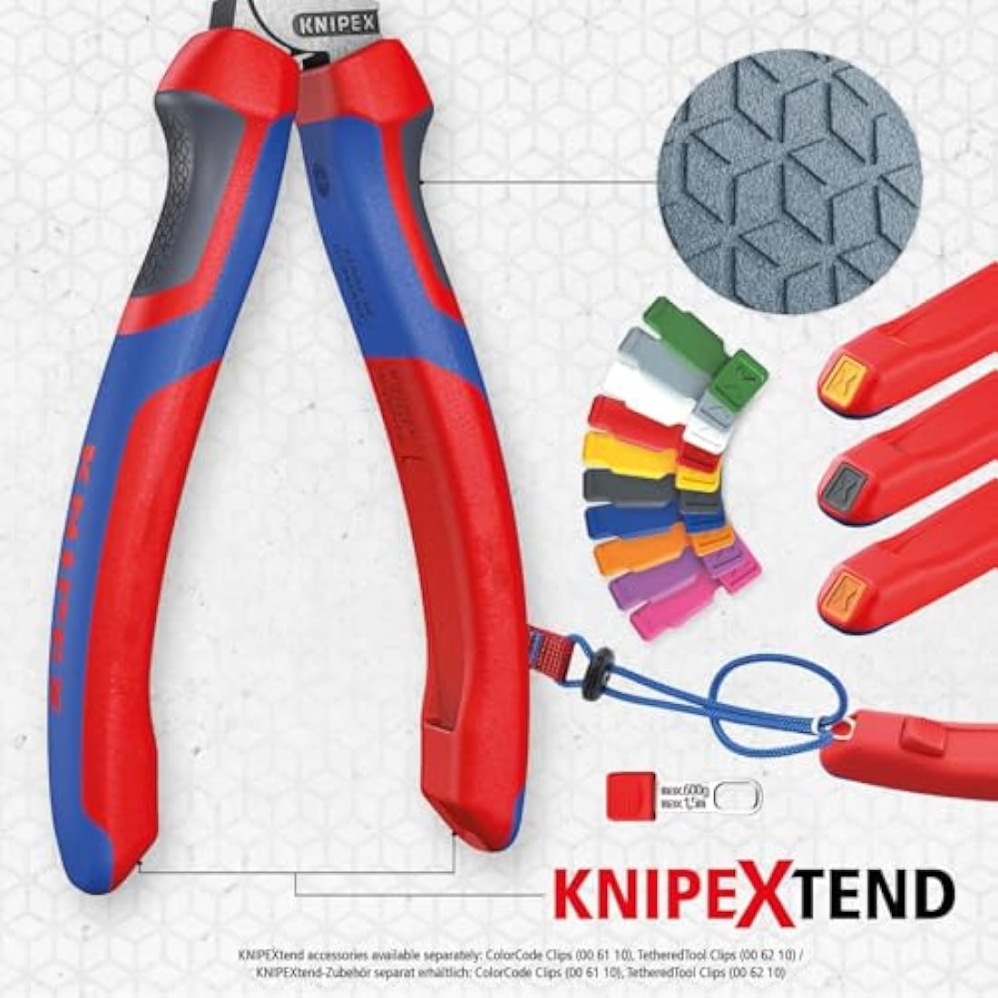KNIPEX Snipe Nose Side Cutting Pliers – 200mm Chrome Stork Beak