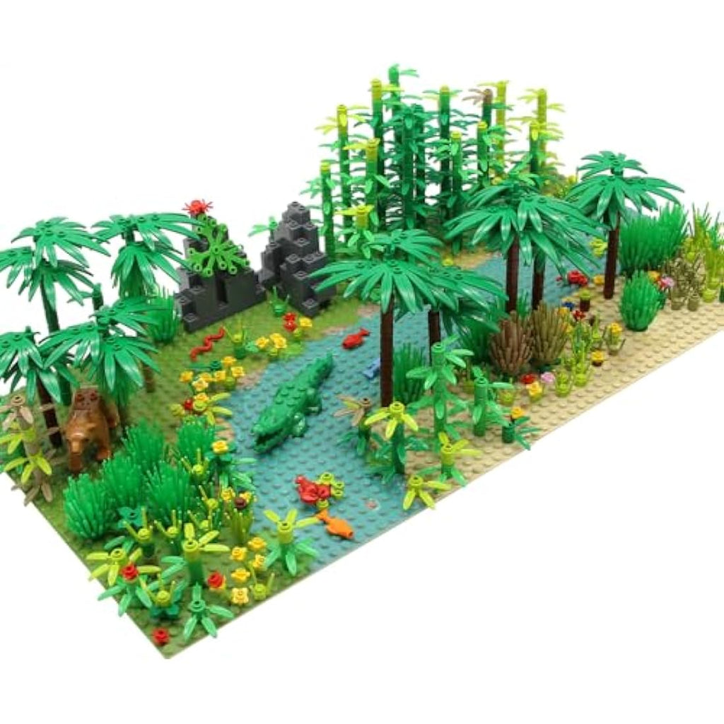 Jungle Animals Building Blocks – 582pc Forest Garden Set