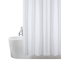 ANSIO Shower Curtain Pack of 2 – Mould Resistant White Polyester, 180x180cm