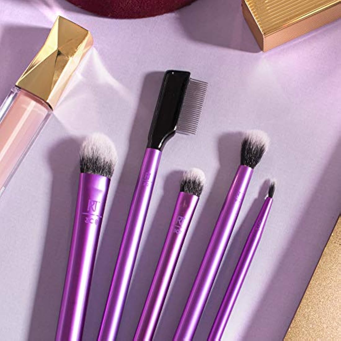Real Techniques Enhanced Eye Set – 5 Piece Professional Makeup Brushes