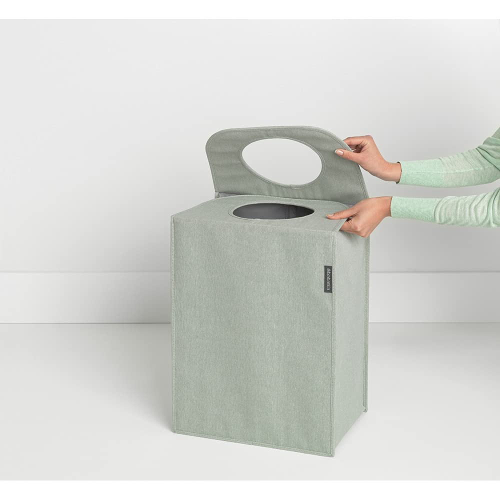 Brabantia Rectangular Laundry Bag – 55L Foldable Quick-Drop – Green