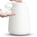 AZMOYAC 12 Oz Ceramic Foaming Soap Dispenser – Matte White Refillable Bottle