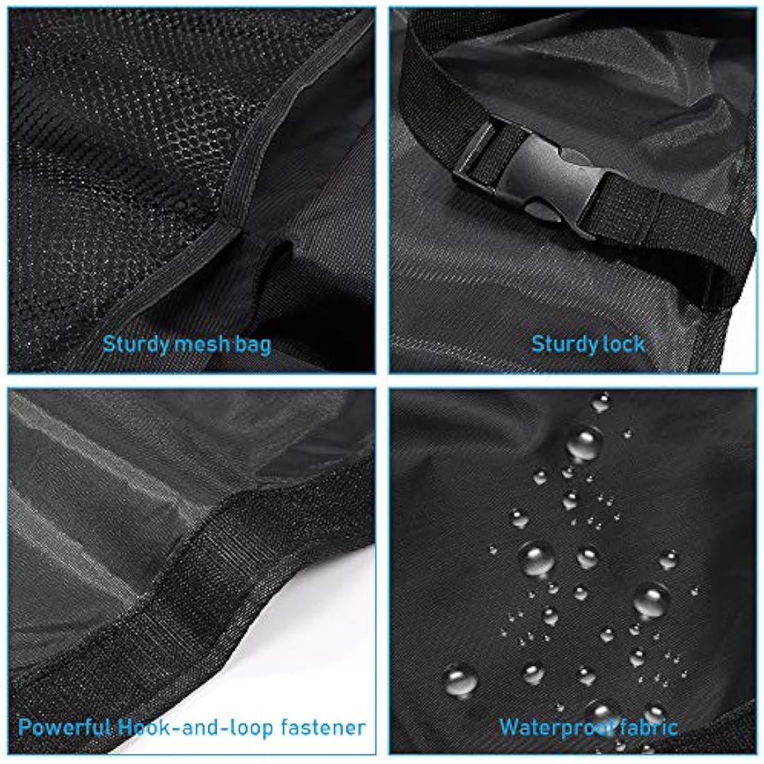 Jolof Store Car Boot Organiser – Waterproof Back Seat Kick Mats & Storage