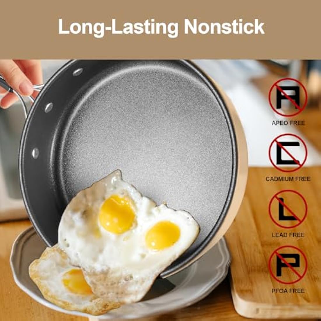 Odoland 15pcs Camping Cookware Mess Kit with Kettle and Utensils