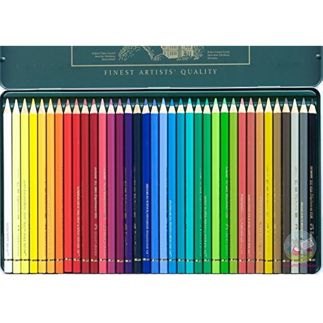 Faber-Castell Polychromos Artist Colored Pencils - 36 Metal Case Set