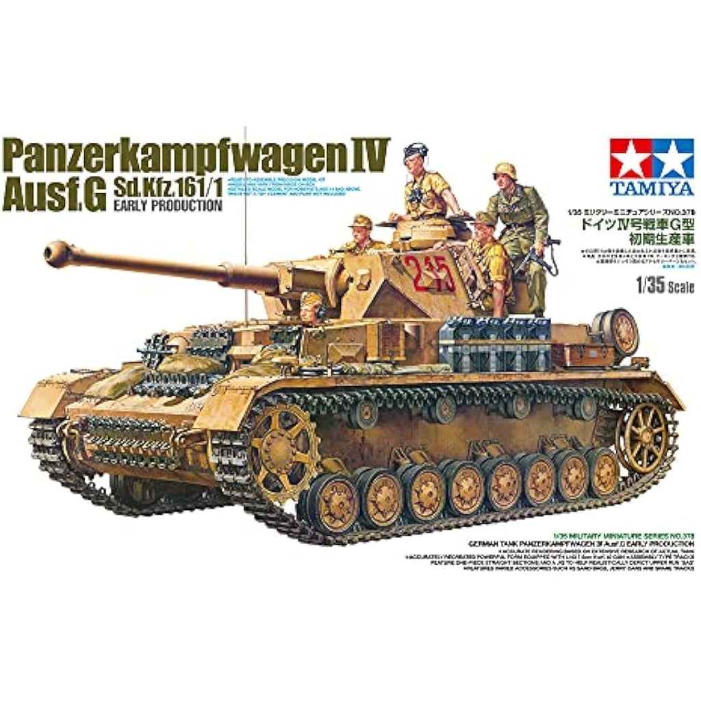 Tamiya 1:35 German Pz.Kpfw. IV Ausf.G Early – Plastic Model Kit