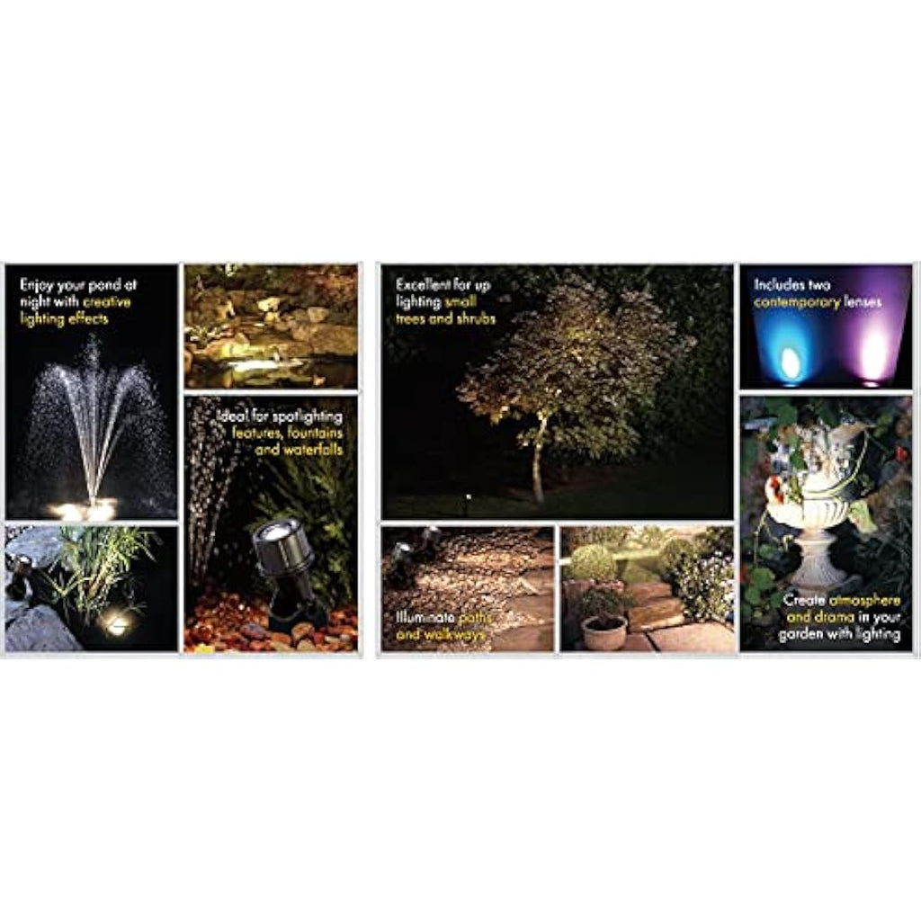 Blagdon Ultra Bright LED Pond & Garden Lights | Submersible 3-Light Set