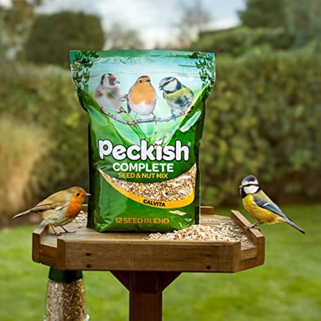 Peckish Complete Wild Bird Seed & Nut Mix – High Energy No Mess 1kg
