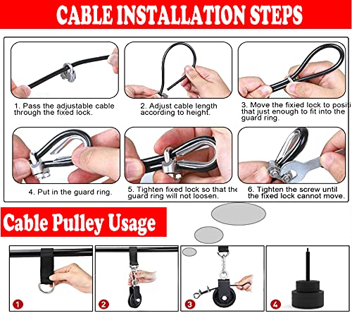 Taeku LAT Pulley System - Home Gym Cable Machine for Strength Training