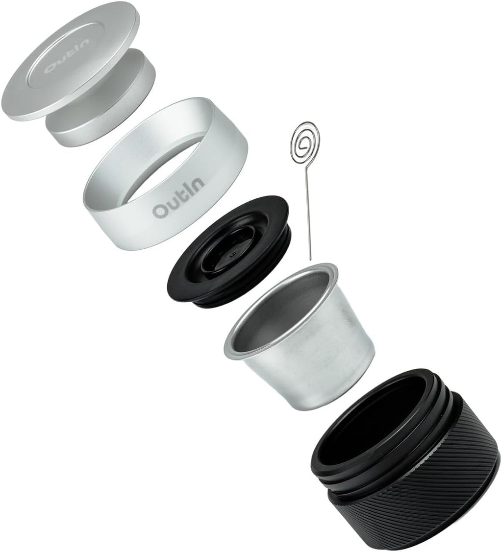 OutIn Nano Espresso Accessories Kit | Basket Plus Double Shot Filter