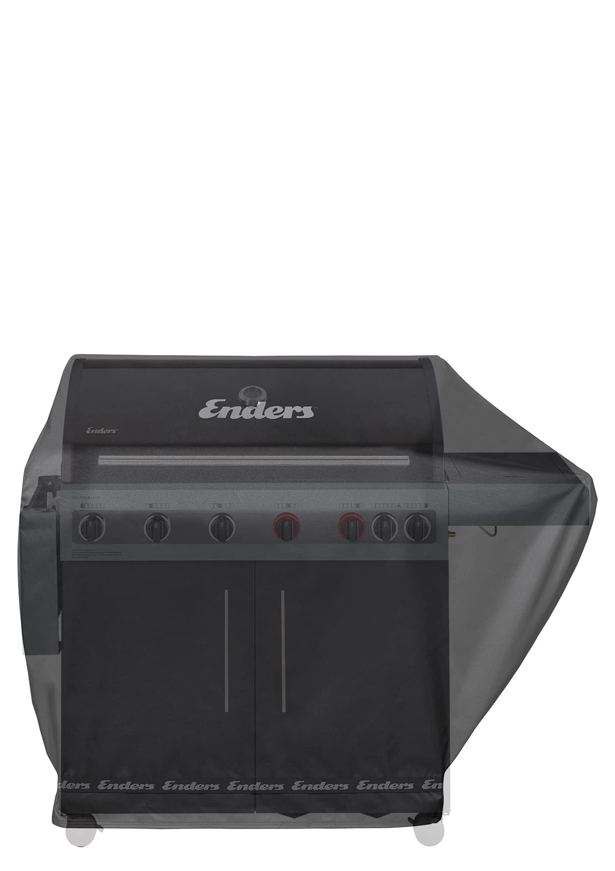 Enders Boston Black 6 KR Turbo Weatherproof Gas Barbecue Cover