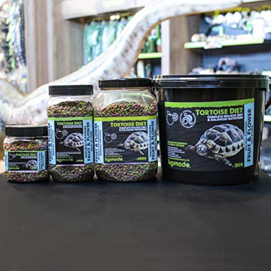 Komodo Tortoise Diet Fruit and Flower – High Fibre Holistic Food 2kg