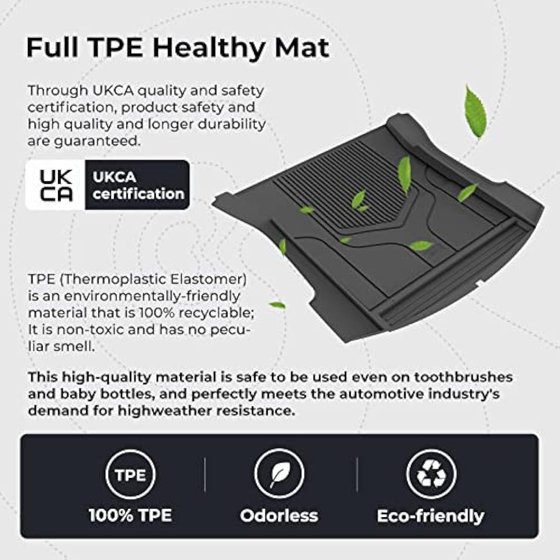 3W Tesla Model 3 Boot Liner (2017-2023) | Waterproof TPE Trunk Mat