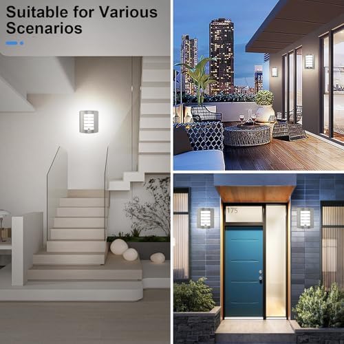 Allesgute Outdoor Wall Light with PIR Motion Sensor | IP44 Waterproof