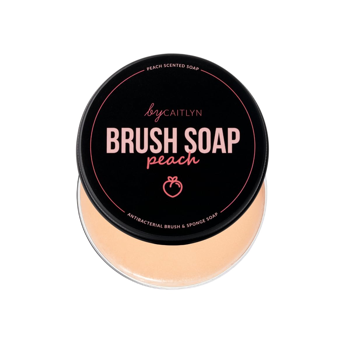 By Caitlyn Antibacterial Makeup Brush & Sponge Soap - Peach Scent