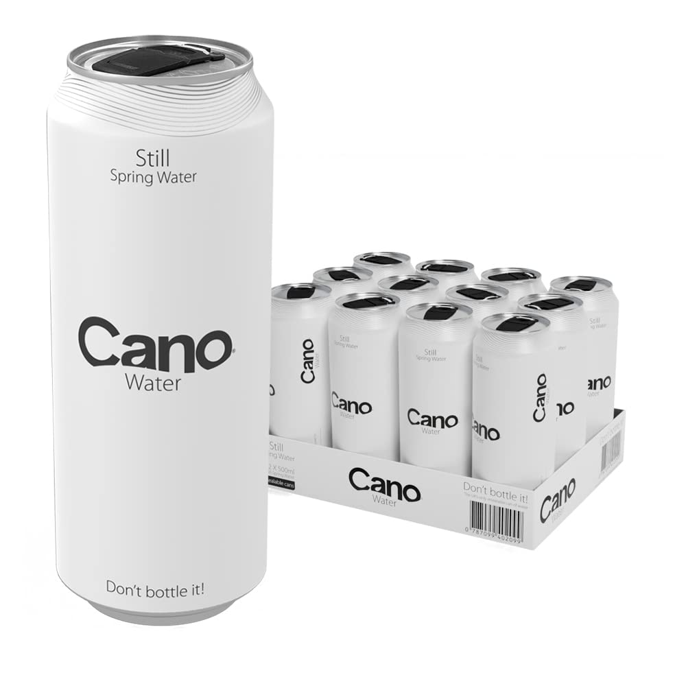 CanO Water Natural Spring Still Water – 12 x 500ml Resealable Cans