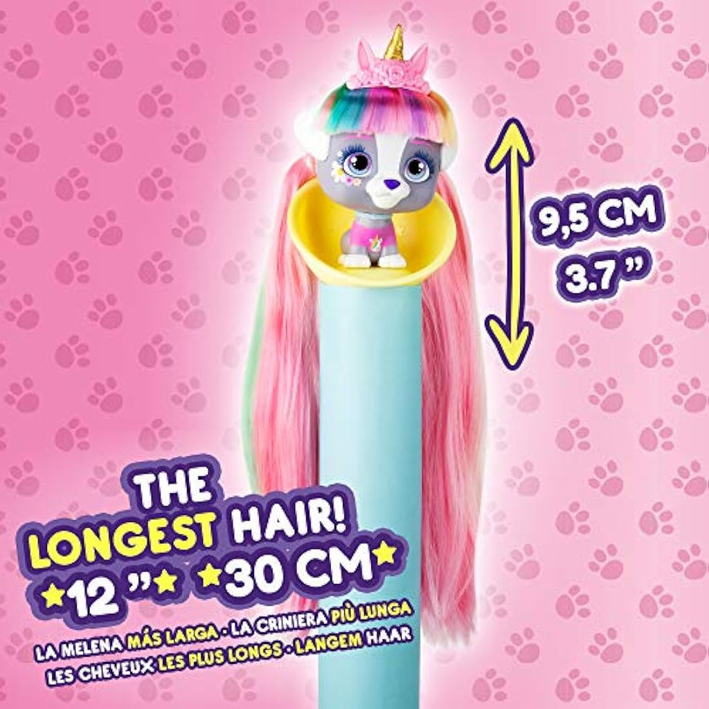 VIP Pets Surprise Collectible Puppy Doll with 30cm Long Hair