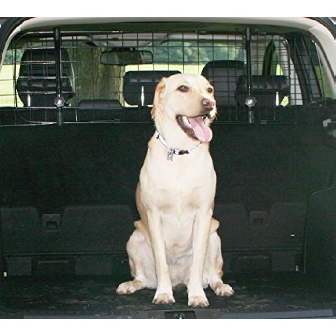 XtremeAuto Universal Rubber Car Boot Liner & Mesh Dog Guard Barrier Kit