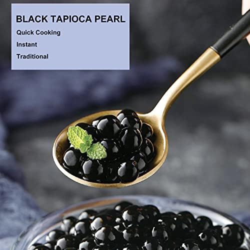 Wu FuYuan Black Tapioca Pearls – Authentic Taiwanese Boba for Bubble Tea, 1kg