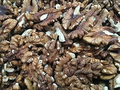 Jolof Store Raw Amber Walnut Halves – 1kg Bulk Bag for Baking