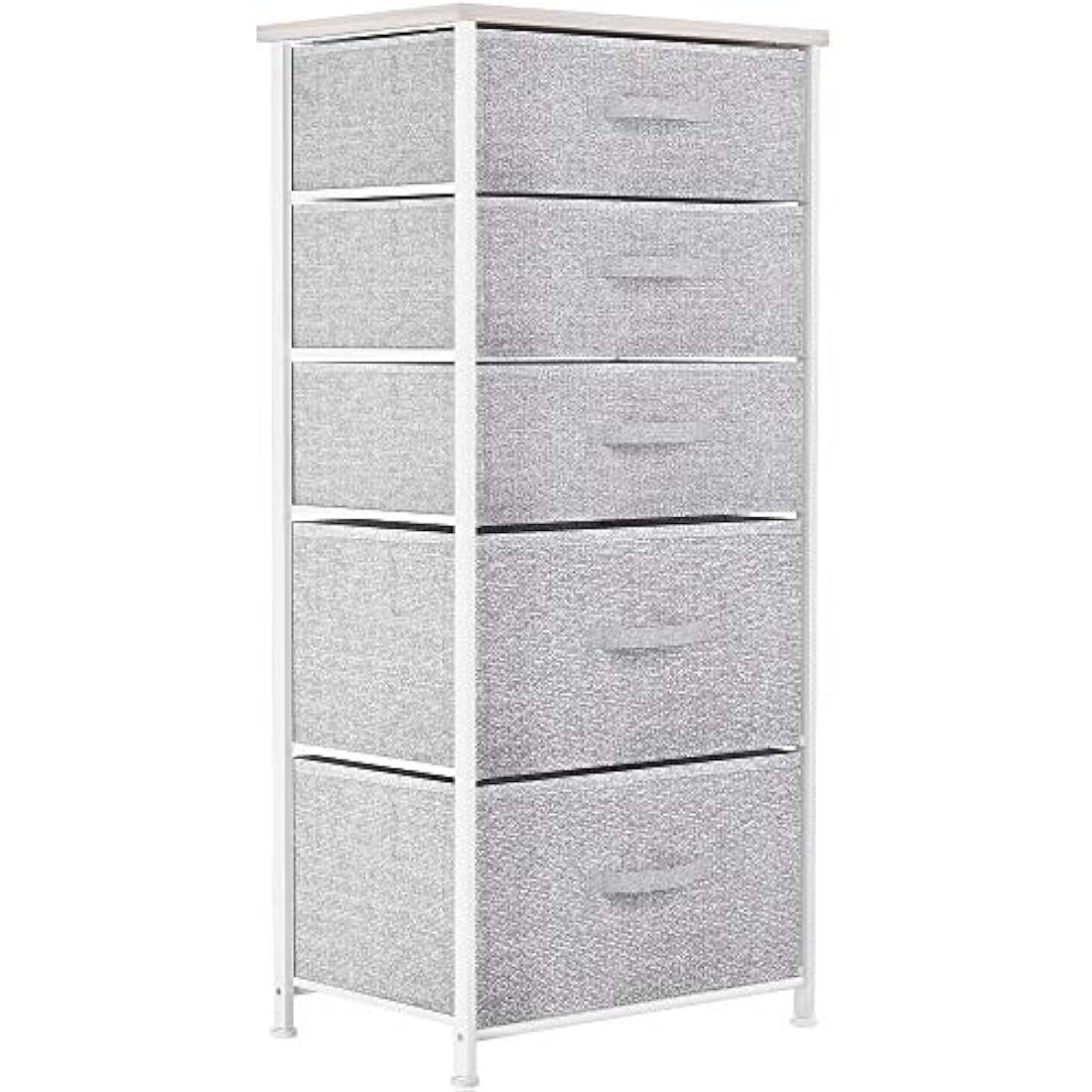 YITAHOME 5-Drawer Fabric Dresser – Modern Storage Chest with Steel Frame