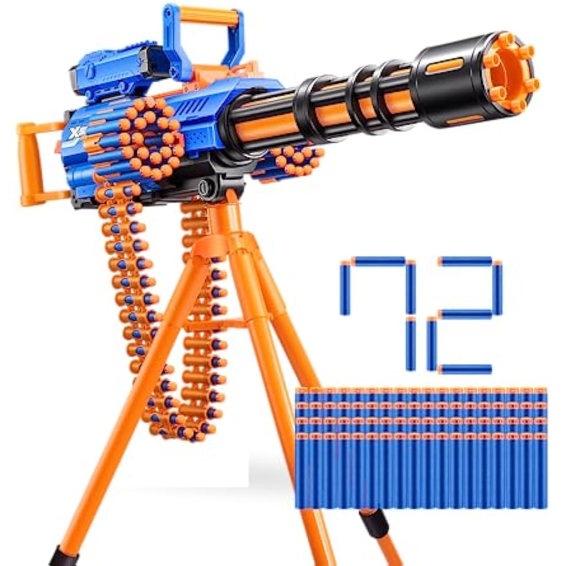 ZURU XSHOT Insanity Motorized Rage Fire Blaster with 72 Darts