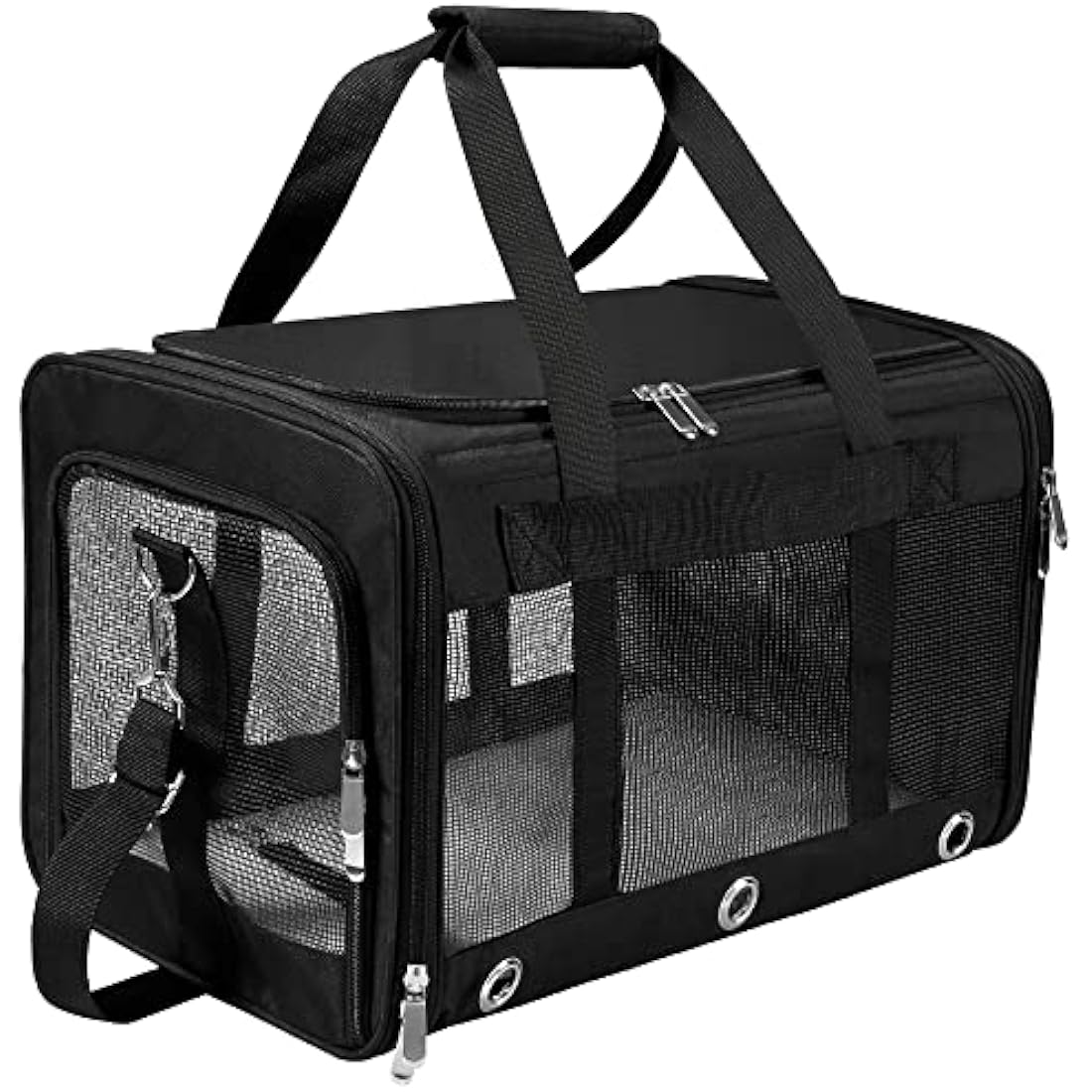 Dycietx Airline Approved Soft Sided Pet Carrier Bag for Cats and Dogs