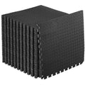 ProsourceFit Puzzle Exercise Mat | 1/2 Inch EVA Foam Floor Tiles | 144 Sq Ft
