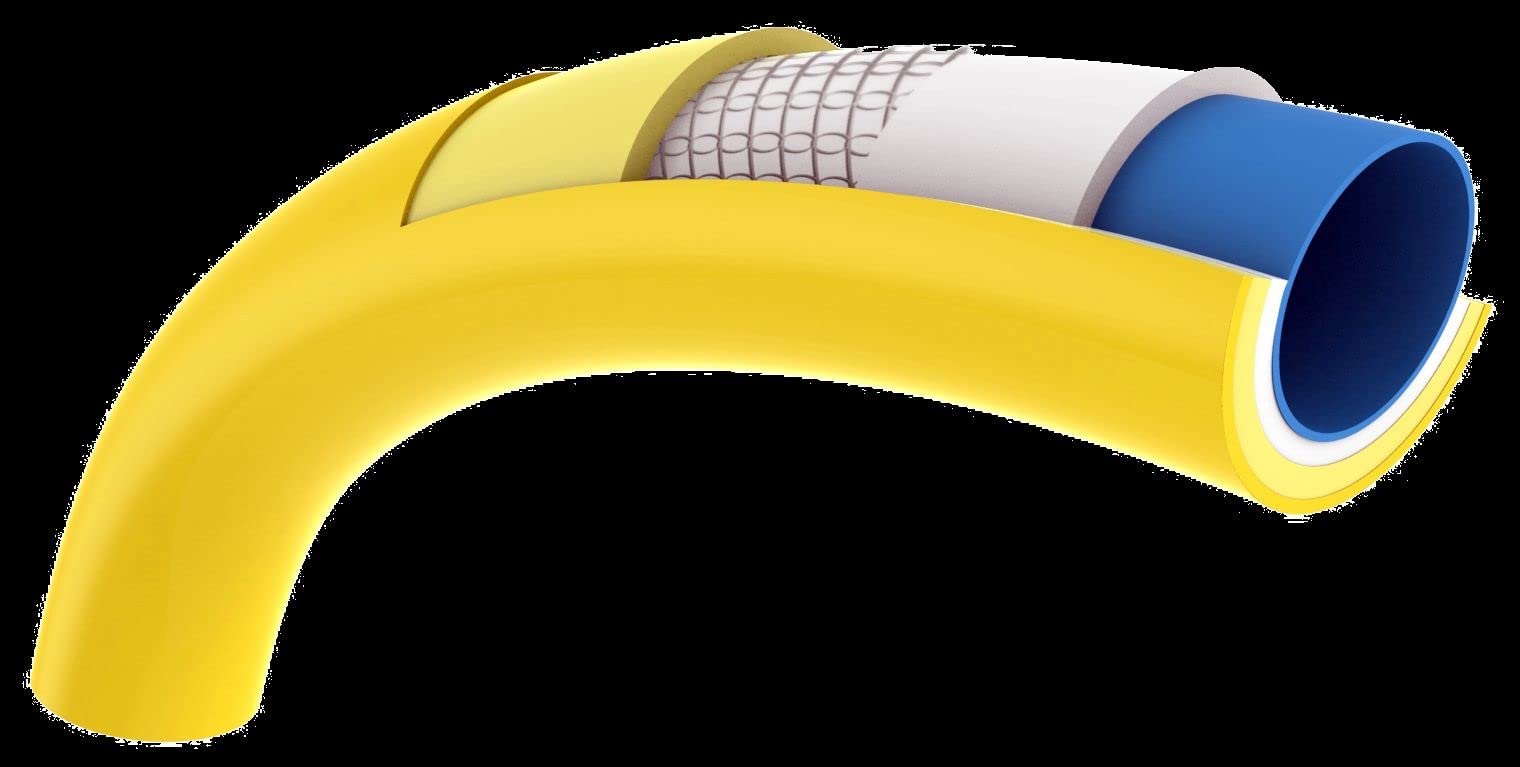 Hozelock Super Tricoflex Ultimate Water Hose – 25m Kink-Resistant Yellow