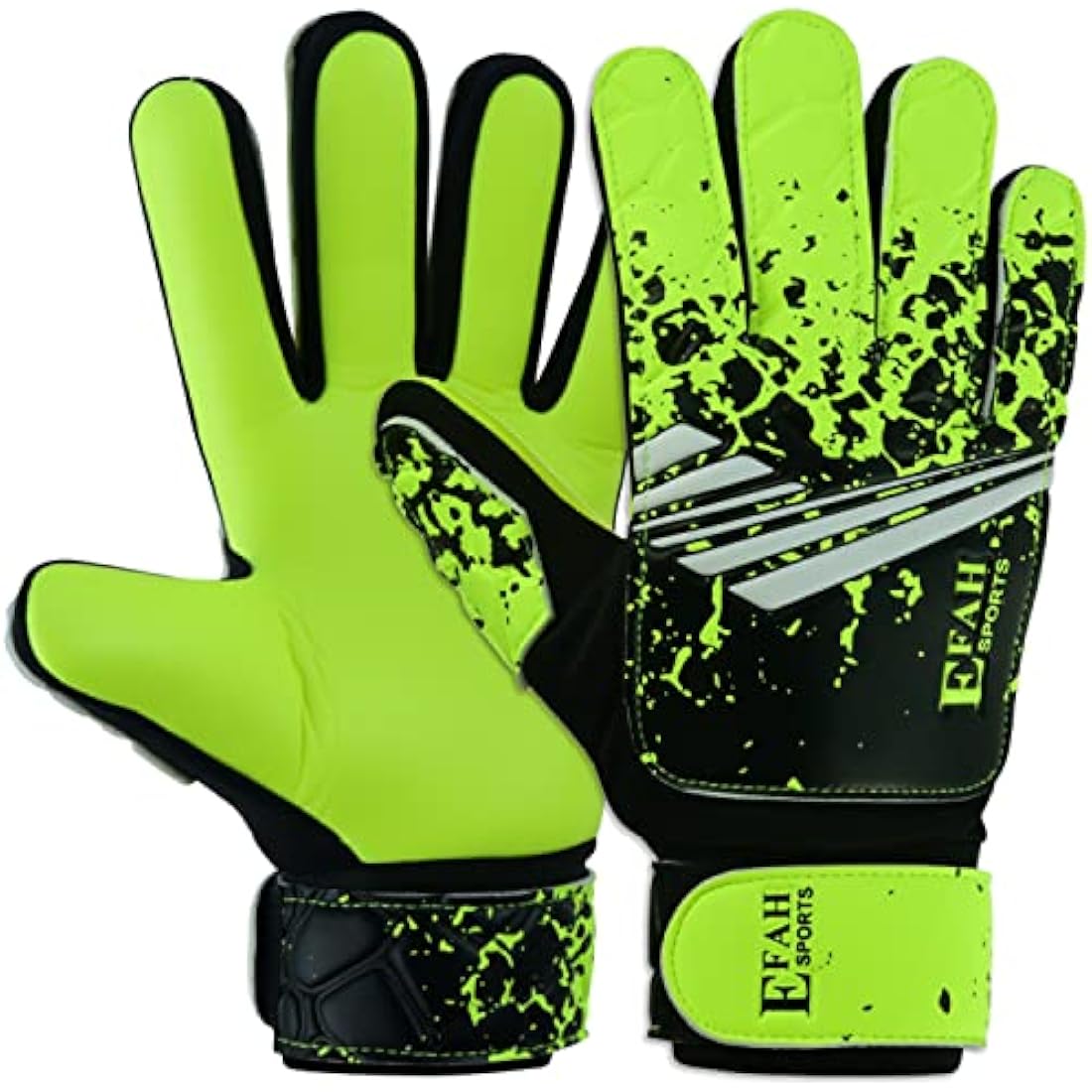 EFAH SPORTS Kids Soccer Goalkeeper Gloves | High Grip Youth Goalie Gear