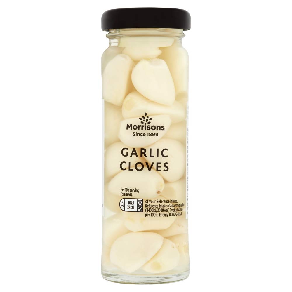 Morrisons Peeled Garlic Cloves – Ready to Use – 100g (Case of 12)