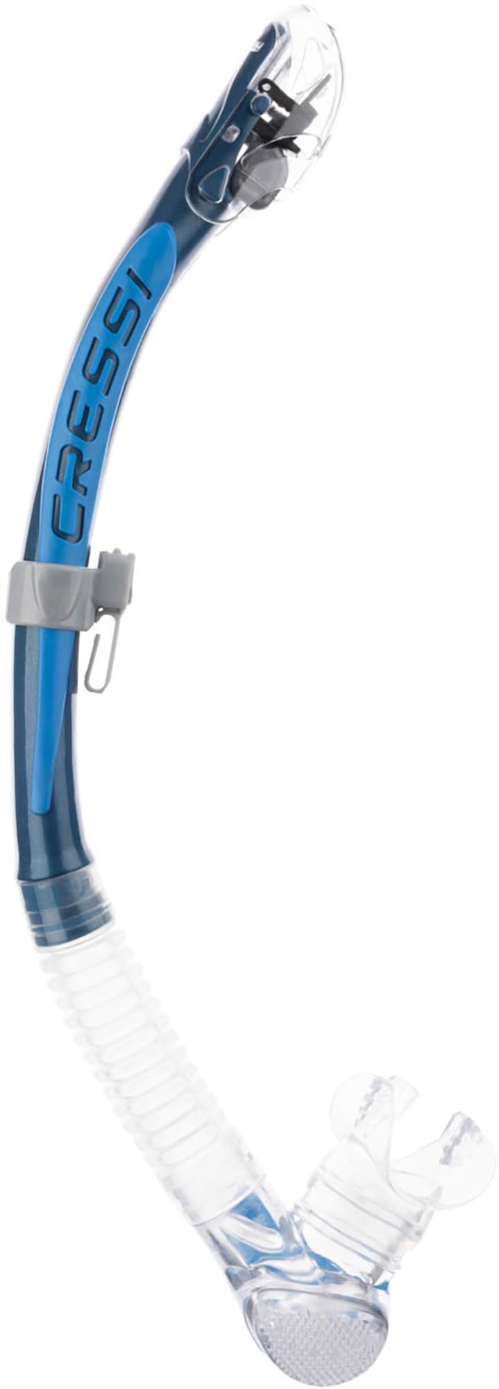 Cressi Alpha Ultra Dry Snorkel – Hypoallergenic Silicone Scuba Gear